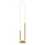 Huron Brushed Gold LED Floor Lamp