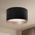 Mousinni 14-in Black LED Flush Mount