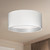 Mousinni 18-in White LED Flush Mount