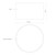 Mousinni 18-in Black LED Flush Mount