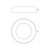 Beacon 24-in White LED Flush Mount