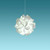 Small Rounds Swag Pendant Light - Cool white glow