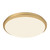 Malta 15-in Brushed Gold LED Flush Mount