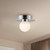 Elixir 6-in Chrome LED Flush Mount