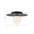 Elixir 10-in Brushed Gold LED Flush Mount