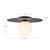 Elixir 14-in Brushed Gold LED Flush Mount