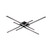 Vega Minor 47-in Black LED Flush Mount