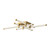 Blade 34-in Brushed Gold LED Flush Mount