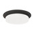 Stockton 6-in Black LED Flush Mount