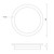 Stockton 6-in Black LED Flush Mount