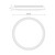 Hampton 17-in Clear LED Flush Mount