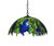 22 Wide Tiffany Honey Locust Pendant
