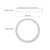Essex 16-in White/Walnut LED Flush Mount