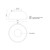 Cedar 12-in Black/Clear LED Flush Mount