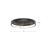 Anello Minor 19-in Black LED Flush Mount