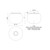Samar 8-in Chrome/Opal Glass 1 Light Flush Mount
