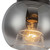 Samar 8-in Black/Smoked 1 Light Flush Mount