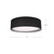 Dalton 16-in Black LED Flush Mount