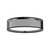 Dalton 16-in Black Organza LED Flush Mount