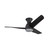 Thalia 54-in Matte Black LED Hugger Fan