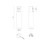 Lorna 10-in (2-in Dia.) 36 Degree Optic White LED Concrete Ceiling Mount