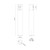 Lorna 13-in (2-in Dia.) 36 Degree Optic White LED Concrete Ceiling Mount