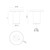 Lorna 4-in (2-in Dia.) 36 Degree Optic White LED Ceiling Mount