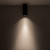 Lorna 7-in (3-in Dia.) 36 Degree Optic Black LED Flush Mount