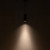 Lorna 8-in (3-in Dia.) 36 Degree Optic Black LED Pendant