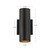 Lorna 9-in (3-in Dia.) 36 Degree Optic Black LED Wall Sconce Up/Down Light