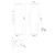 Lorna 12-in (3-in Dia.) 36 Degree Optic Black LED Wall Sconce Up/Down Light