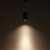 Lorna 8-in (4-in Dia.) 36 Degree Optic Black LED Pendant
