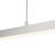 Vega 45-in Brushed Nickel LED Linear Pendant