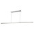Vega 56-in Brushed Nickel LED Linear Pendant