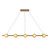 Elixir 48-in Brushed Gold LED Linear Pendant