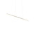 Vega Minor 48-in Brushed Nickel LED Linear Pendant