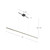 Vega Minor 60-in Brushed Gold LED Linear Pendant