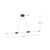Akari 48-in Black LED Linear Pendant