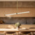 Blade 32-in Brushed Gold LED Linear Pendant