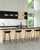 Hilo 43-in Black LED Linear Pendant