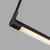 Laurence 41-in Urban Bronze LED Linear Pendant