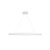 Ovale 40-in White LED Linear Pendant