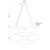 Ovale 40-in Brushed Gold LED Linear Pendant