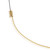 Talis 36-in Brushed Gold LED Linear Pendant