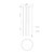 Chute 19-in Black LED Multi Pendant