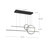 Chute Calypso 56-in White LED Multi Pendant