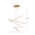 Vega Minor 47-in Brushed Nickel LED Multi Pendant