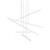 Vega Minor 45-in Brushed Nickel LED Multi Pendant