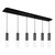 Lena 41-in Black 6-Light Multi Pendant