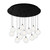 Bolla 25-in Black 13-Light Multi Pendant